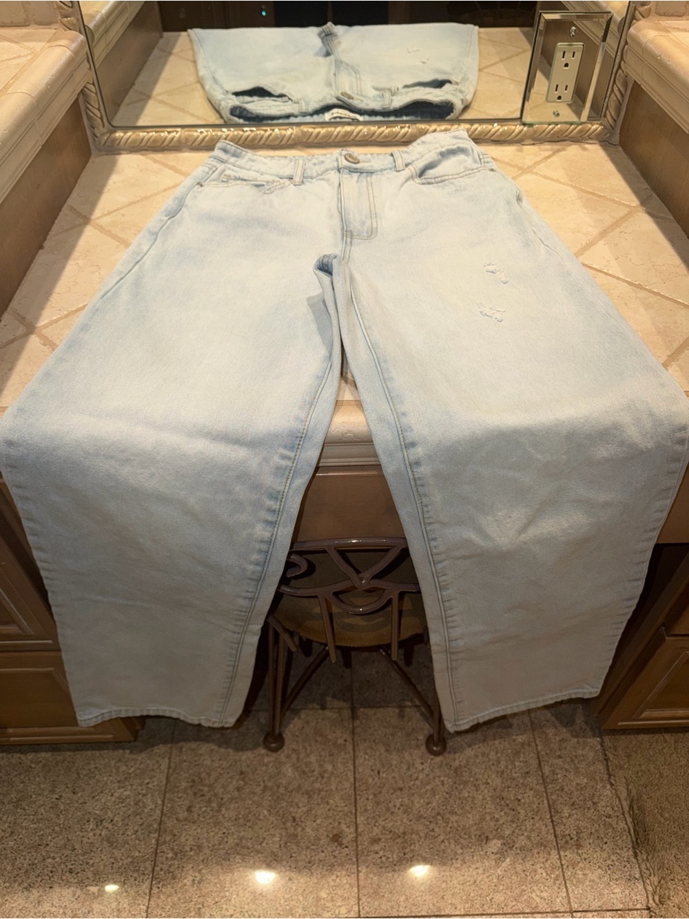 RSQ Light jean high waisted baggy jeans